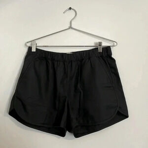 Madewell Women’s Medium Black cotton shorts. Like new.